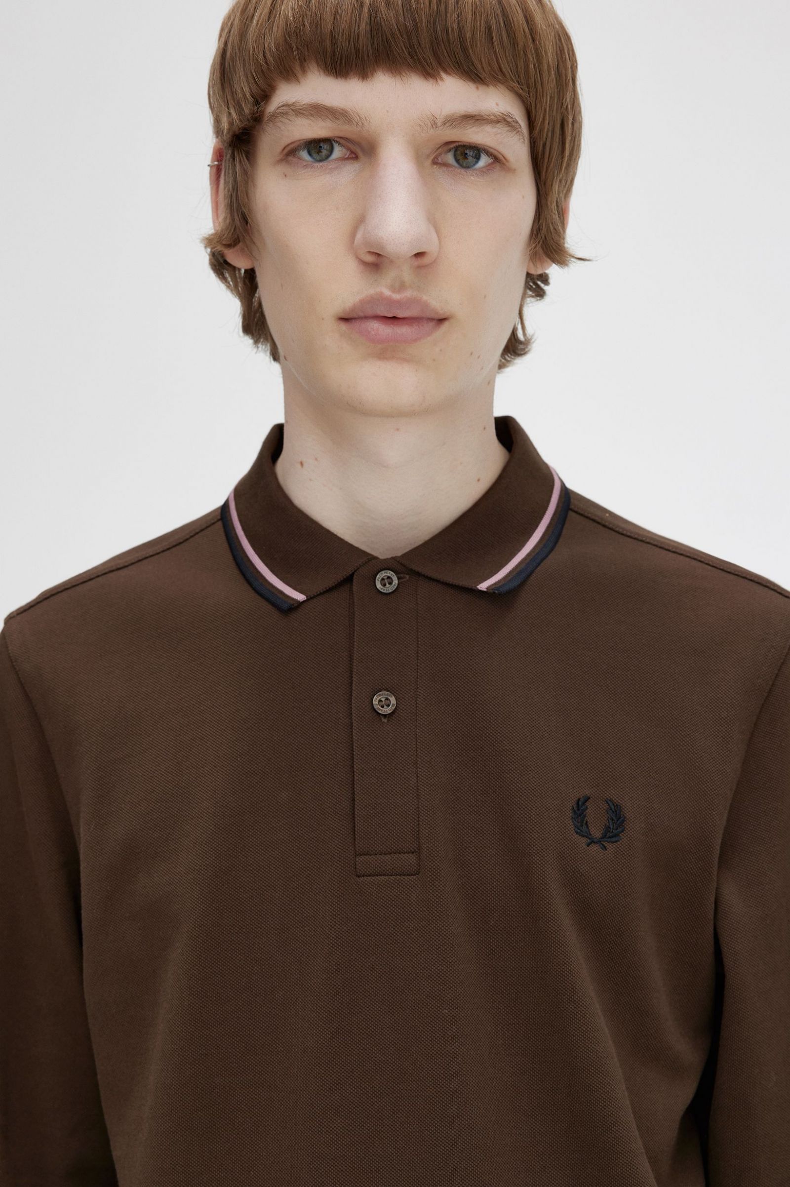 Polo fred perry hotsell manica lunga uomo